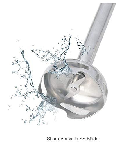 INALSA Hand Blender Robot 5.0 CS with 500 Watt with Chopper & 700 ml Multipurpose Jar|100% Copper Motor |Low Noise |2 Year Warranty| ISI Approved INALSA Hand Blender Robot 5.0 CS with 500 Watt with Chopper & 700 ml Multipurpose Jar|100% Copper Motor |Low Noise |2 Year Warranty| ISI Approved